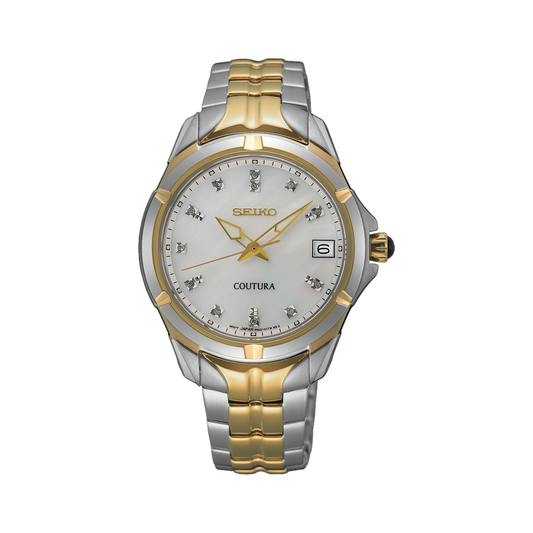 Seiko - SUR594P Ladies Diamond Set Two-Tone Coutura Watch