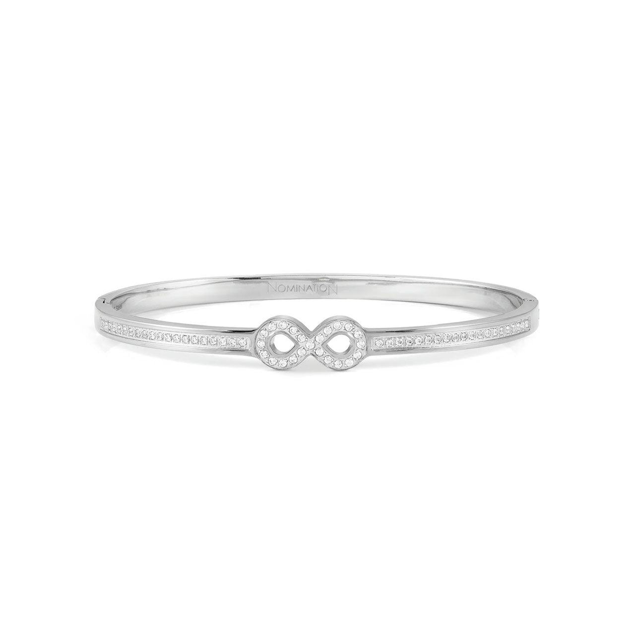Pretty Bangles 029502/065 Silver Infinity With CZ