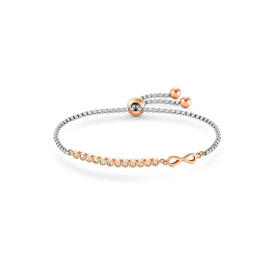 Milleluci Bracelet Rose Gold With CZ 028009/024 Infinite