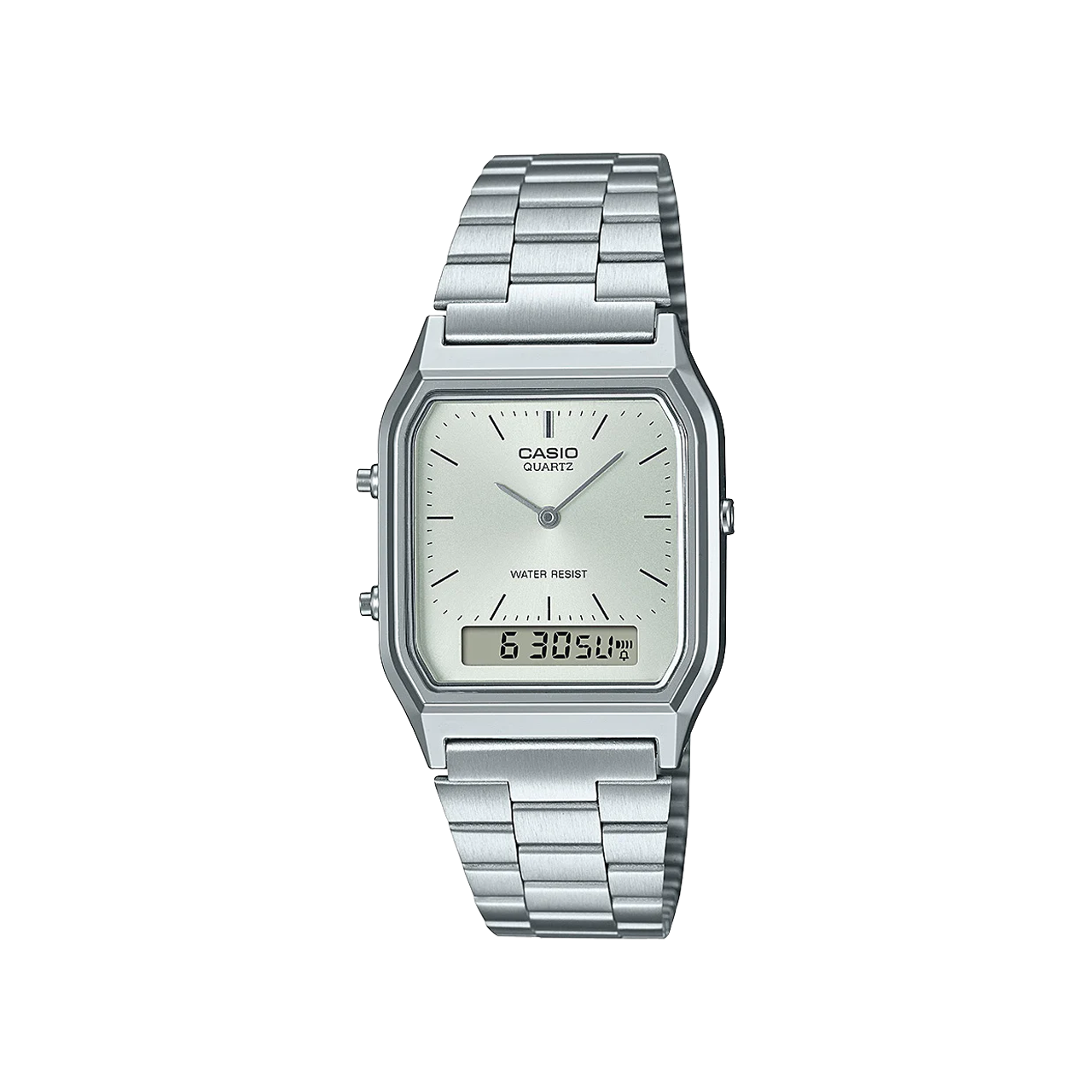Casio Steel Vintage Duo Watch - AQ230A-7A