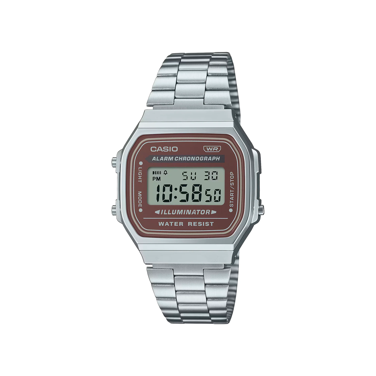 Casio Vintage Series Silver Digital Watch - A168WA-5A