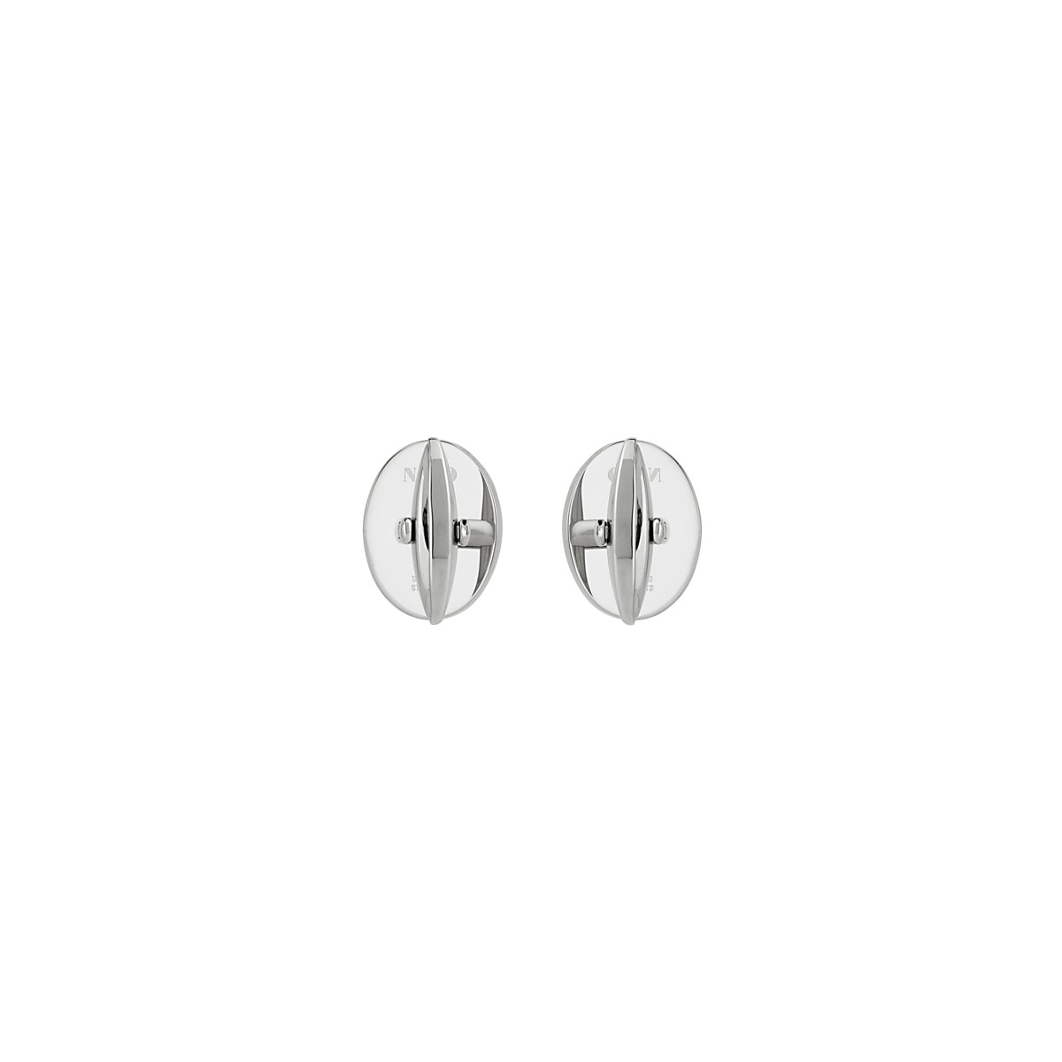 Orion Men's Brushed Stainless Steel Cufflinks