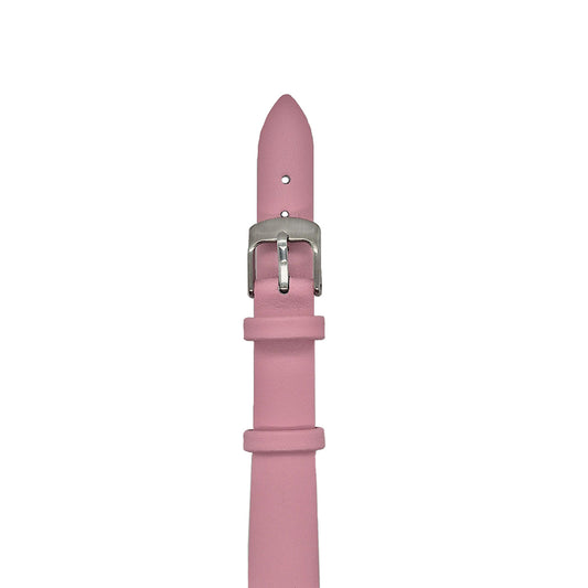 14mm Pink Leather Watch Strap
