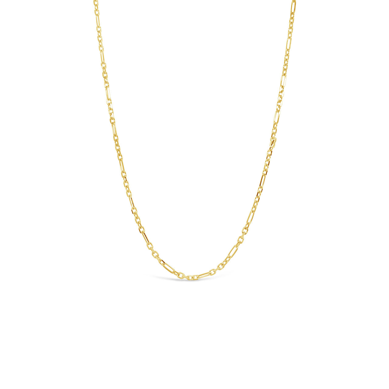 50cm 9k Yellow Gold 1.4mm Figaro Link Chain