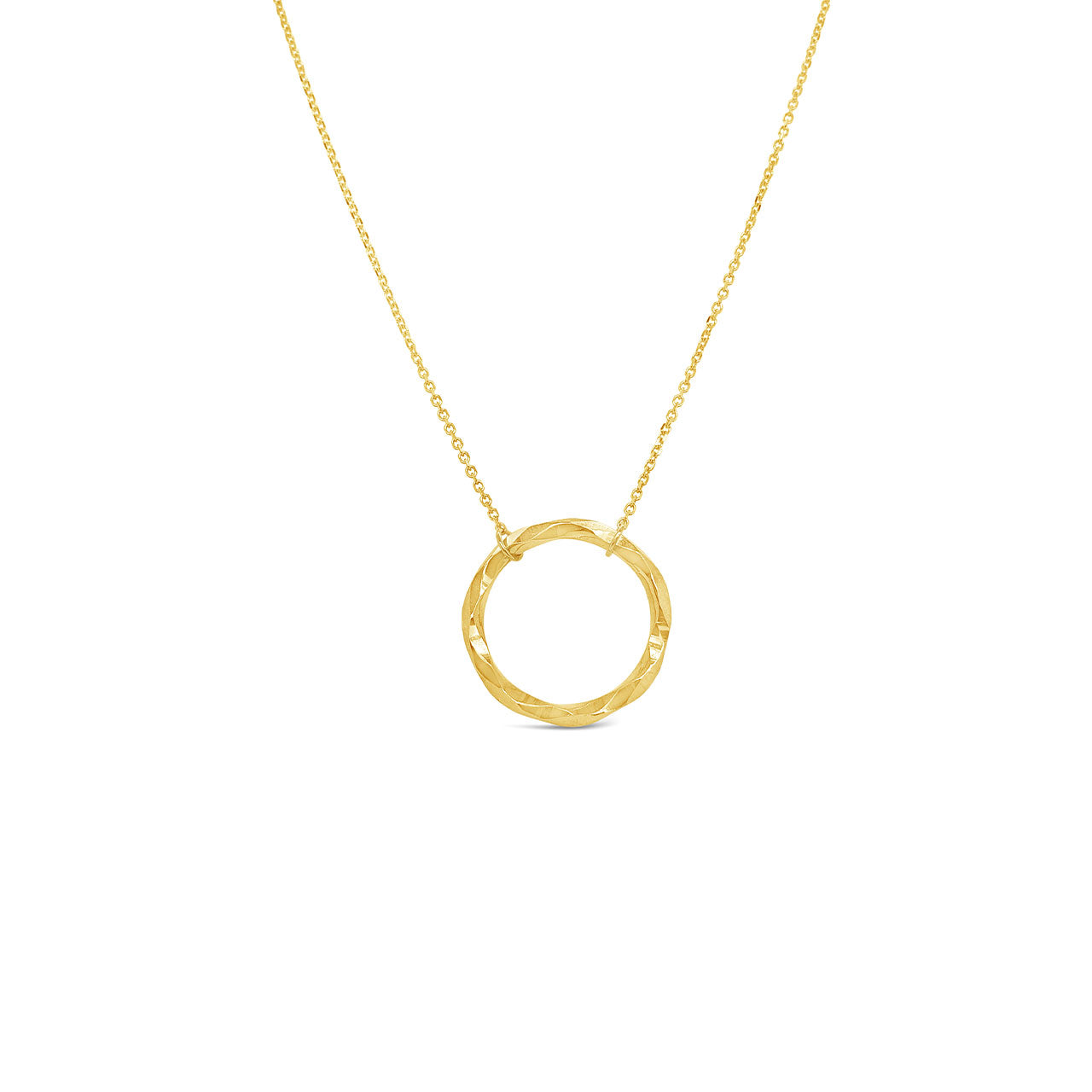 9k Yellow Gold Ring Pendant
