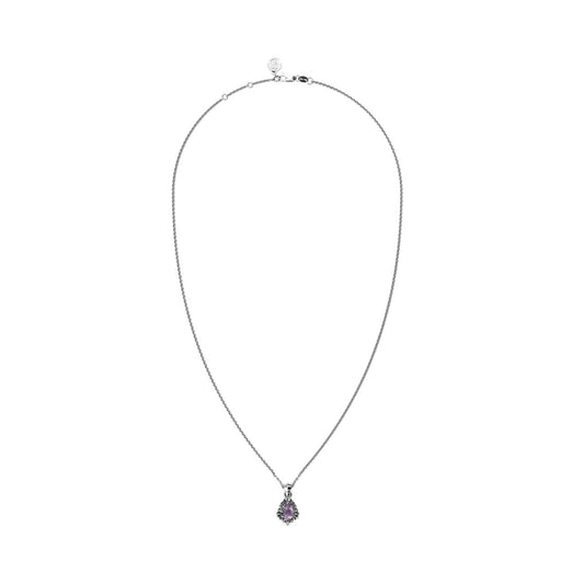 Jagged Teardrop Necklace