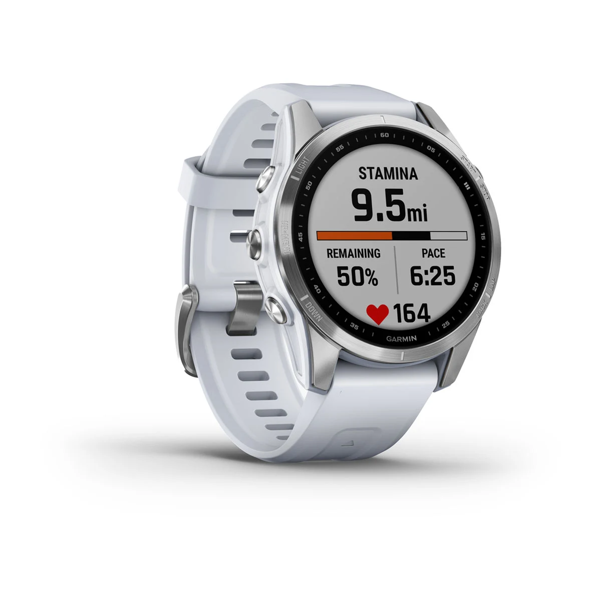 fēnix® 7S – Standard Edition - Silver with Whitestone Band - 010-02539-03