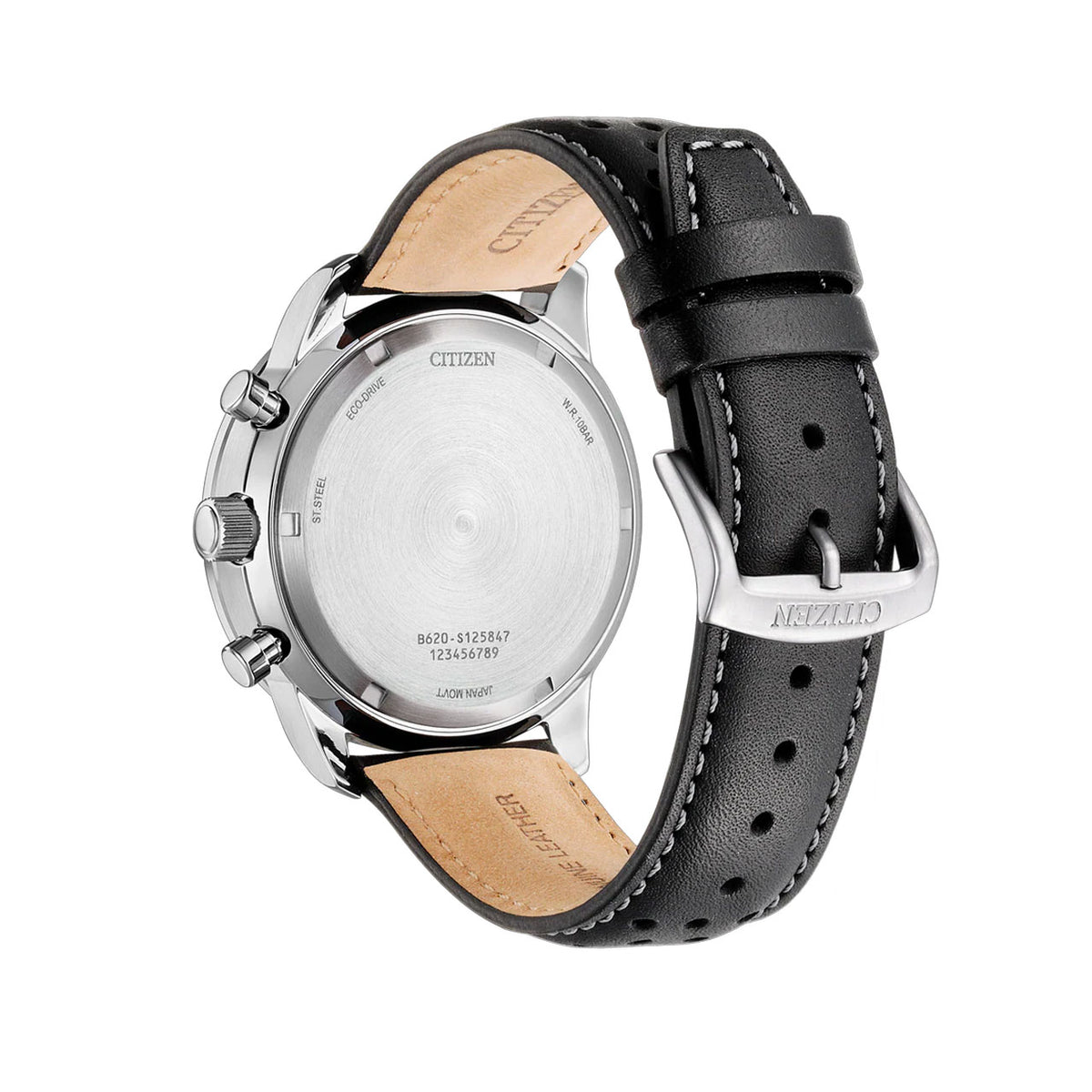 Citizen - Mens Steel Eco-Drive Chronograph Watch - CA4500-32A