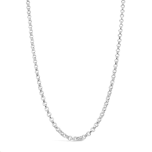 45cm Sterling Silver V398 Round Belcher Chain