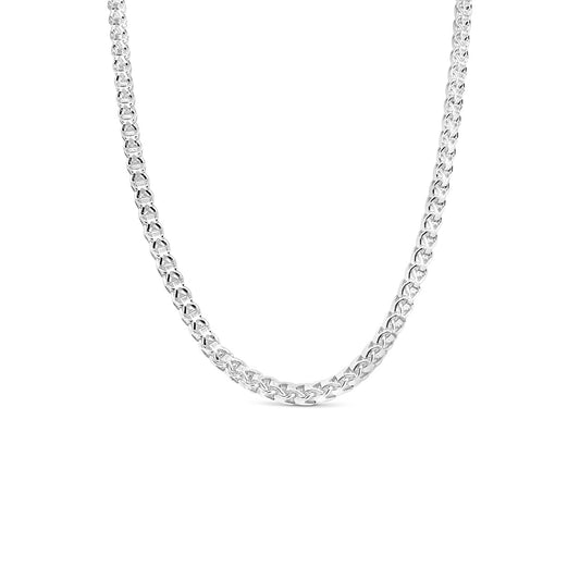 45cm Sterling Silver Milanaise Chain