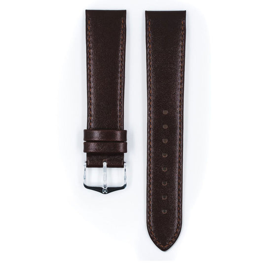 Osiris - 22mm Brown Long Leather Watch Strap