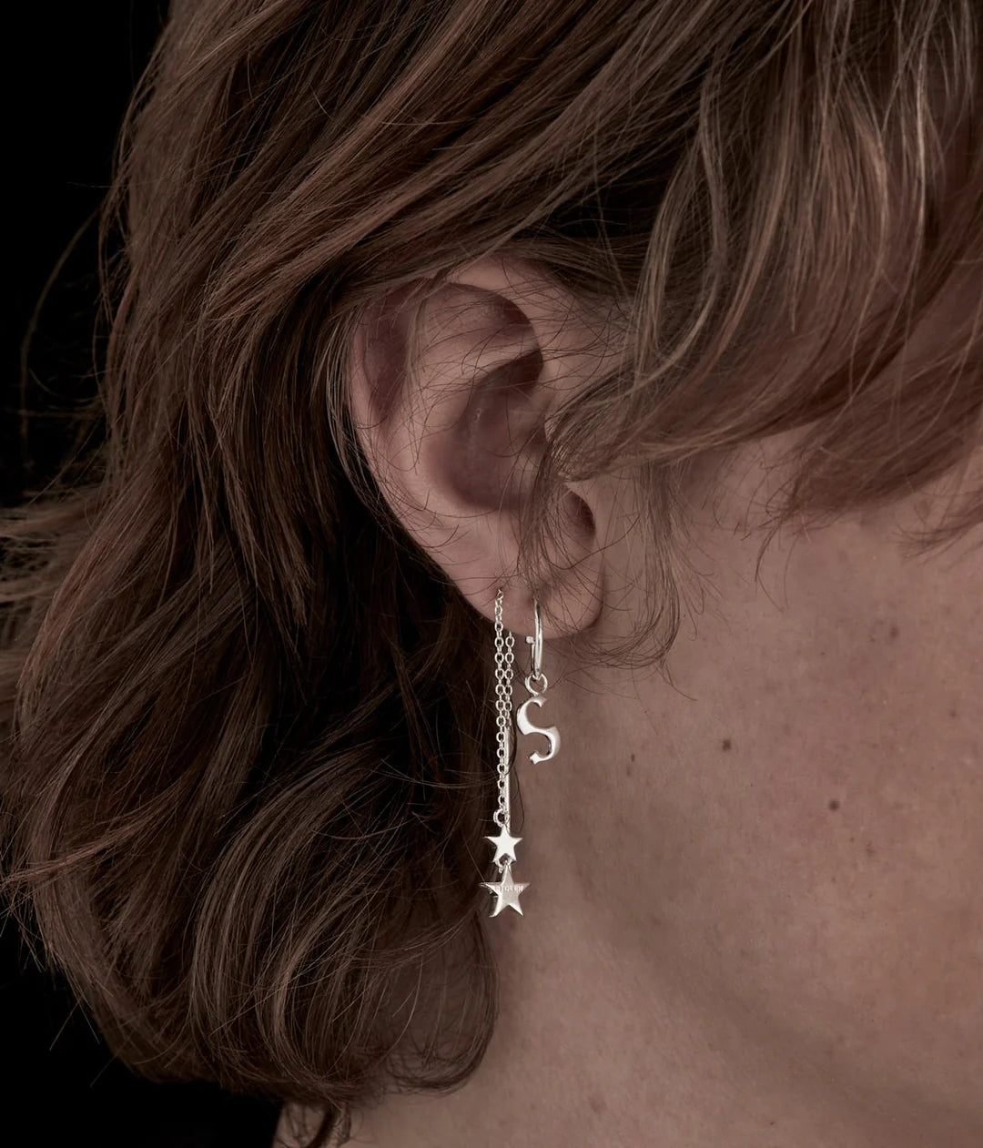 Falling Stolen Star Earrings