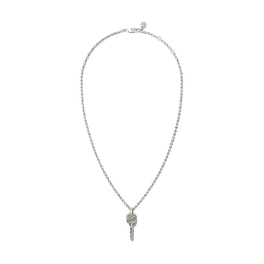 Crystallised Key Necklace