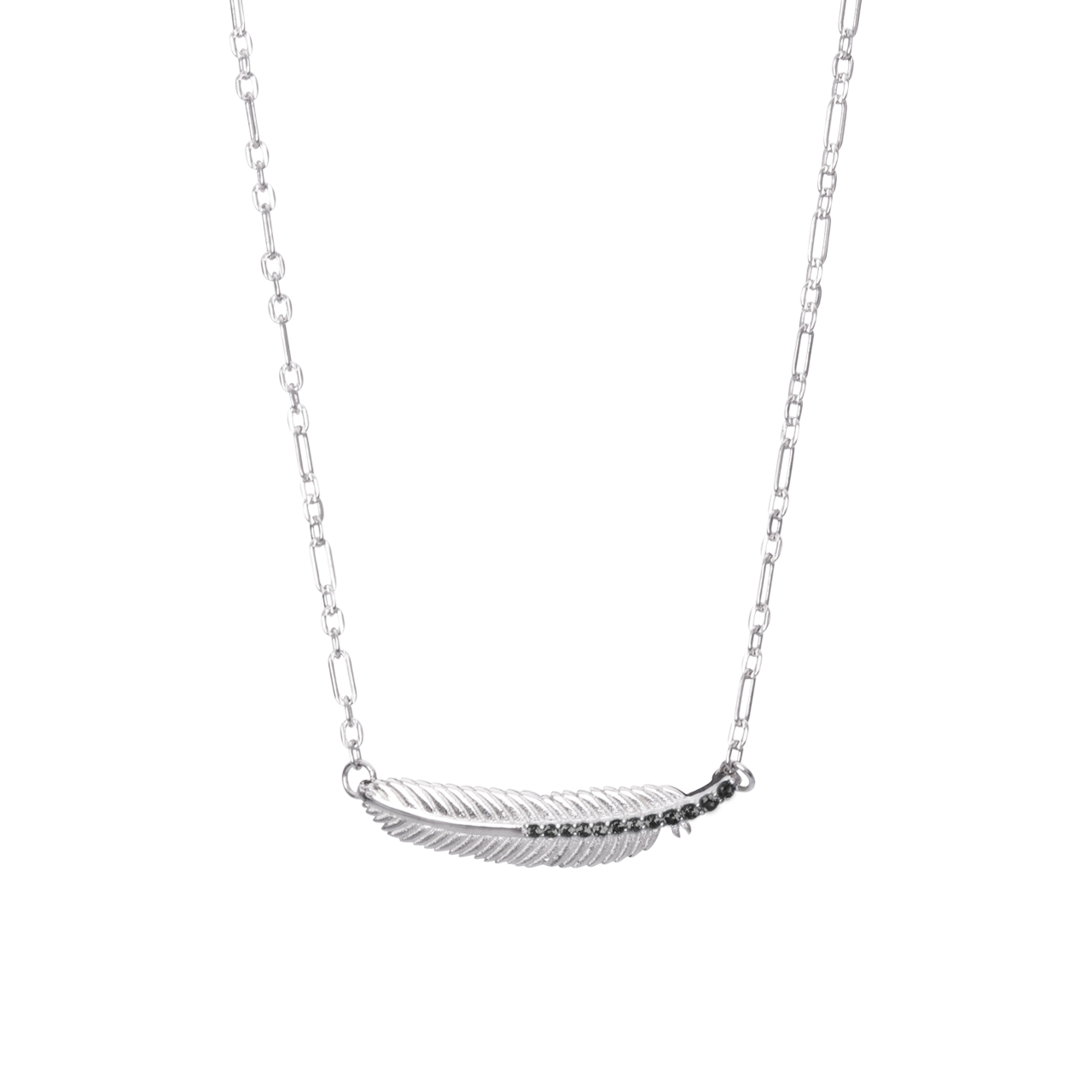 Sterling Silver Rocksteady Miromiro Amulet Rocked in Noir