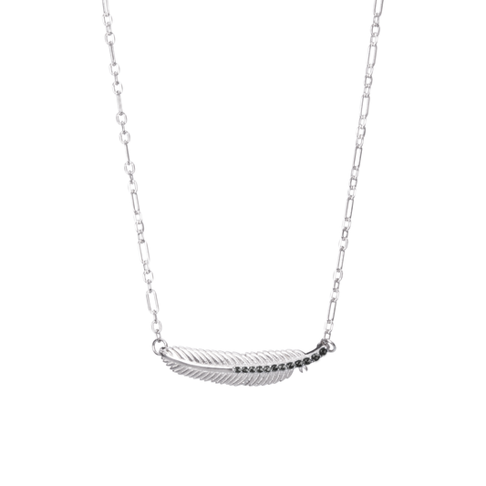 Sterling Silver Rocksteady Miromiro Amulet Rocked in Noir