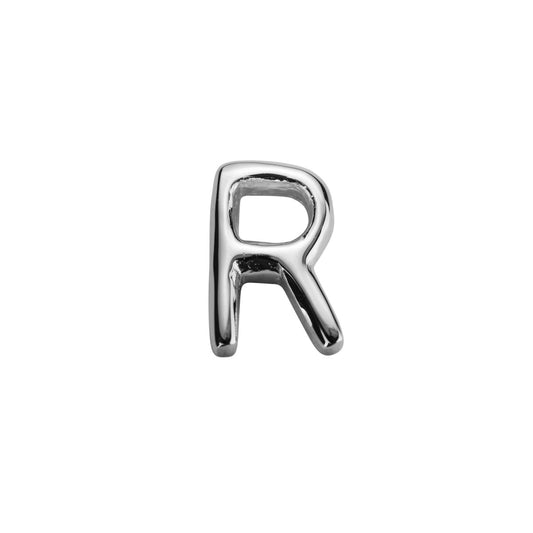 Silver Letter R
