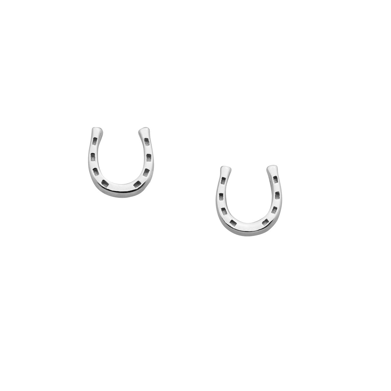 Sterling Silver Mini Horseshoe Studs