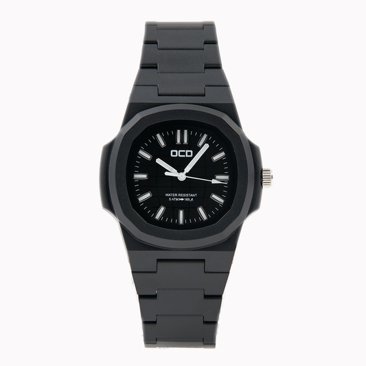 Black Unisex Fashion Bright Colour Pop Watch