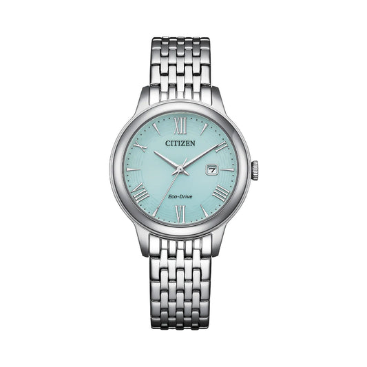 Citizen - Eco-Drive Teal Ladies Eco-Drive Watch - EW2621-59M