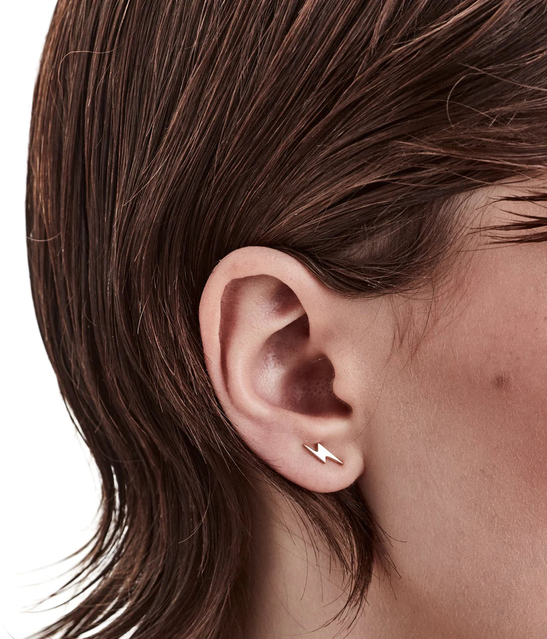 I'll Be Lightening Earrings - Gold Plated