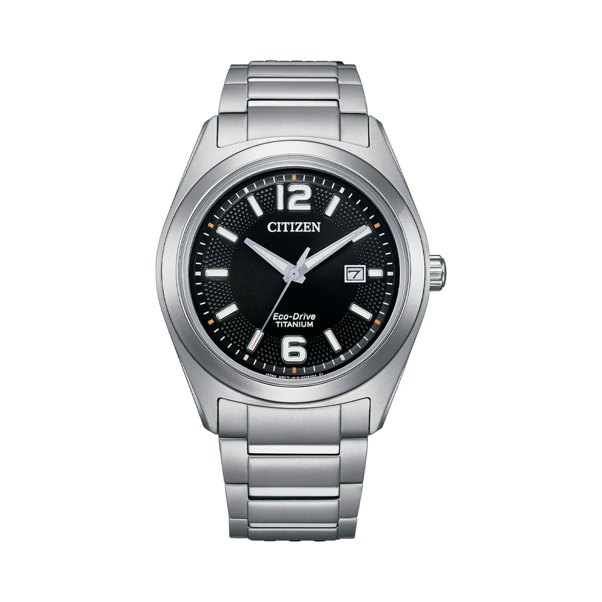 Citizen -  Mens Black Dial Super Titanium Eco-Drive Watch - AW1641-81E