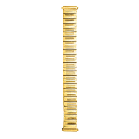 Gold Plated Stainless Steel 18-22mm Expander Watch Strap