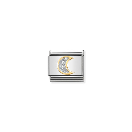 Composable Classic Link 030220/05 Glitter Moon in 18k Gold