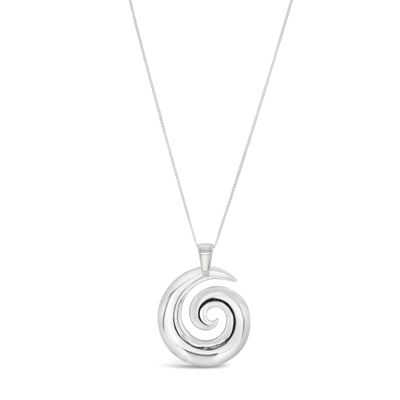 Sterling Silver Koru Pendant