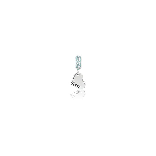 Aroha (Deep Love) Pendant Charm - Blue