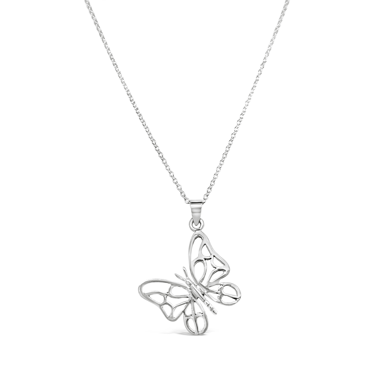 Sterling Silver Filigree Butterfly Pendant – Jamies Jewellers